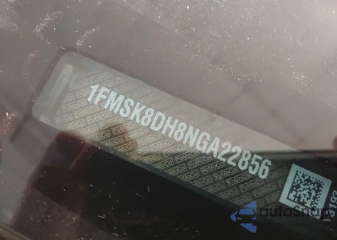 2022 Ford Explorer Xlt from USA, damaged, VIN 1FMSK8DH8NGA22856